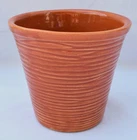 McCoy Pottery - TERRA COTTA ORANGE - 5" PLANTER