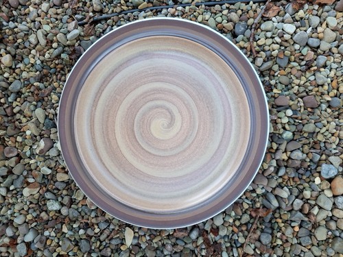 22 Pc Stoneware Brown Swirl Dish/Bowl's Electra Casuel Ceram Japan 9010 Camero - Picture 20 of 22