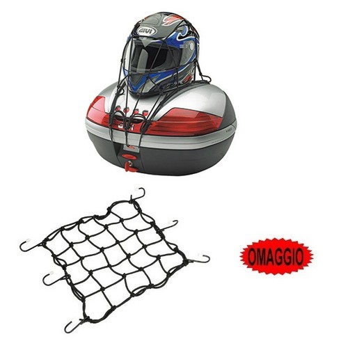 PER YAMAHA XVZ 1300 TF ROYAL STAR. BAULETTO+PIASTRA+RETE 45LT GIVI PER 2 CASCH - Foto 5 di 7