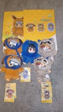 Naruto Beast Party Plush Keychains Gift Lot Of 5 Blind Box Opened