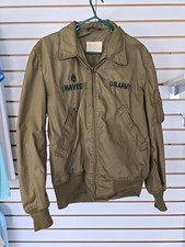 USGI Flame Resistant FR Aramid Bomber Jacket OD Green Medium Long Army
