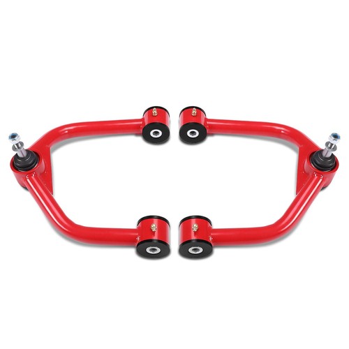 2X 2"-4" Lift Front Upper Control Arms for 2004-2024 QX56 QX80 Armada Titan Red - Bild 2 von 6