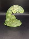 Resin Green Breaking Wave Sea Foam Statue Coastal