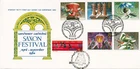GB Stewart Petty FDC: 1983 Christmas + Double Cancel - Winchester & Bethlehem