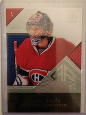CAREY PRICE 2007-08 SP Game Used ROOKIE #194 Montreal Canadiens RC 43/99