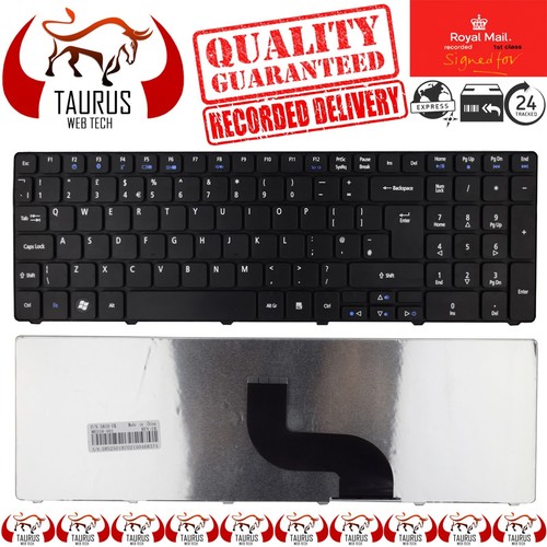 New ACER Aspire 5744 5744Z 5742 5742G 5742Z 5742ZG 5750 5750G 5750Z Keyboard UK - Afbeelding 1 van 4