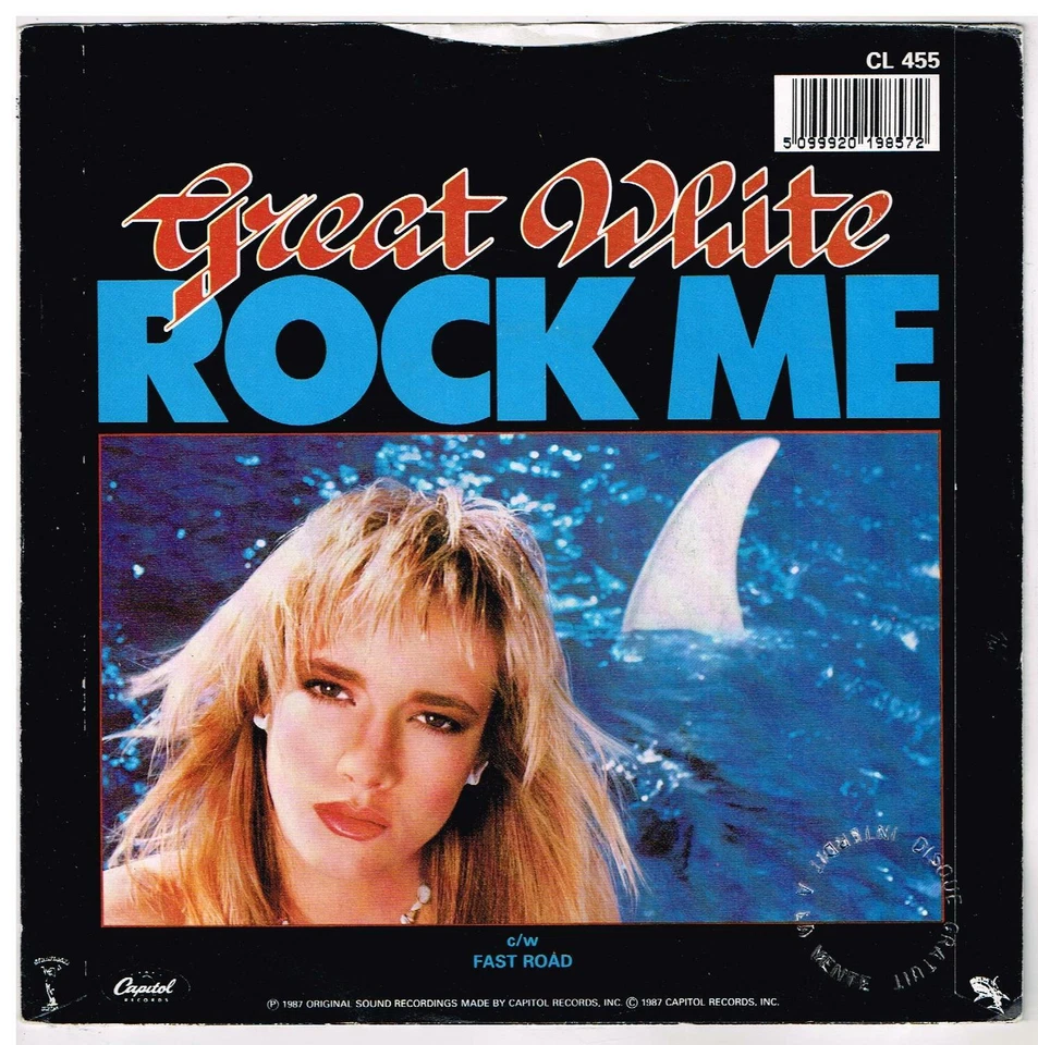 GREAT WHITE     Rock me        PROMOTION      7' 45 tours SP - Photo 2/4