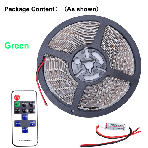 5M 300 LED Strip Light 3528 SMD 300leds RGB Ribbon Tape Roll Waterproof DC 12V - Picture 15 of 15