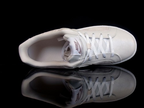 NIKE COURT ROYALE PREMIUM Wmns Classic Damen Sneaker weiß/beige Leder Gr.40,5 - Bild 2 von 4