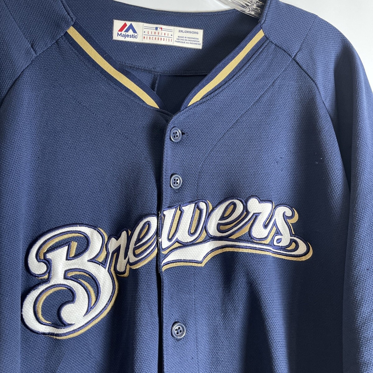 Majestic Baseball Milwaukee Brewers Authentic MLB Jersey
