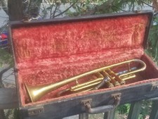 VINTAGE ALLIANCE HORN TRUMPET AND HARDSHELL CASE