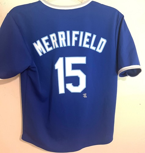 Kansas City Royals Whit Merrifield Baseball Jersey MLB Youth L Blue lightweight - 第 3/3 張圖片