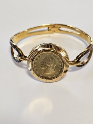 HSN Bellezza Bronze  Gold Vermeil Bracelet