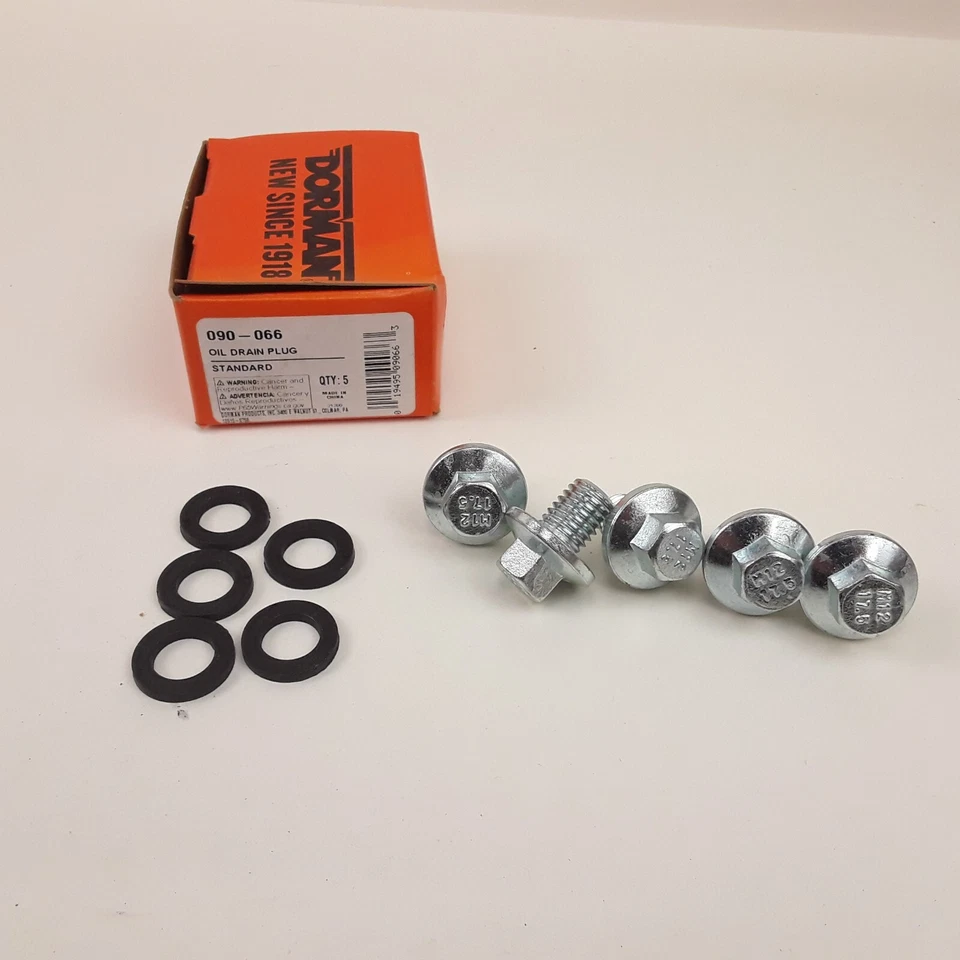 Juego de 5 tapones de drenaje de aceite de motor estándar M12-1,75 tamaño de cabezal 13 mm para Buick Pontiac Foto 2 de 4
