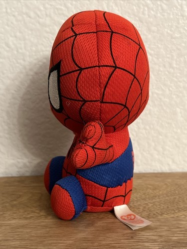 SPIDER -MAN TY MARVEL 6.5” STUFFED PLUSH TOY (PRE-OWNED) - Picture 11 of 14