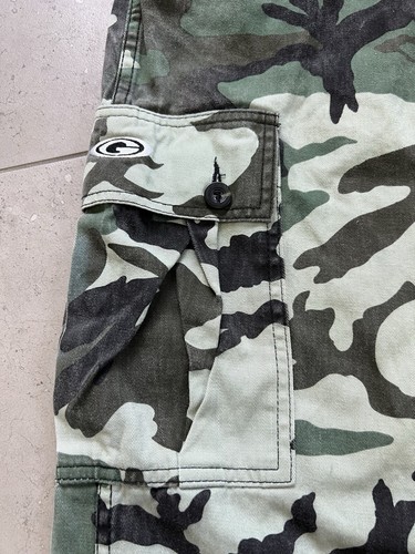 Vintage Y2K 90s LA Gate Jeans Faded Camo Made In USA Baggy Cargo Pants 29x31 - Picture 6 of 16