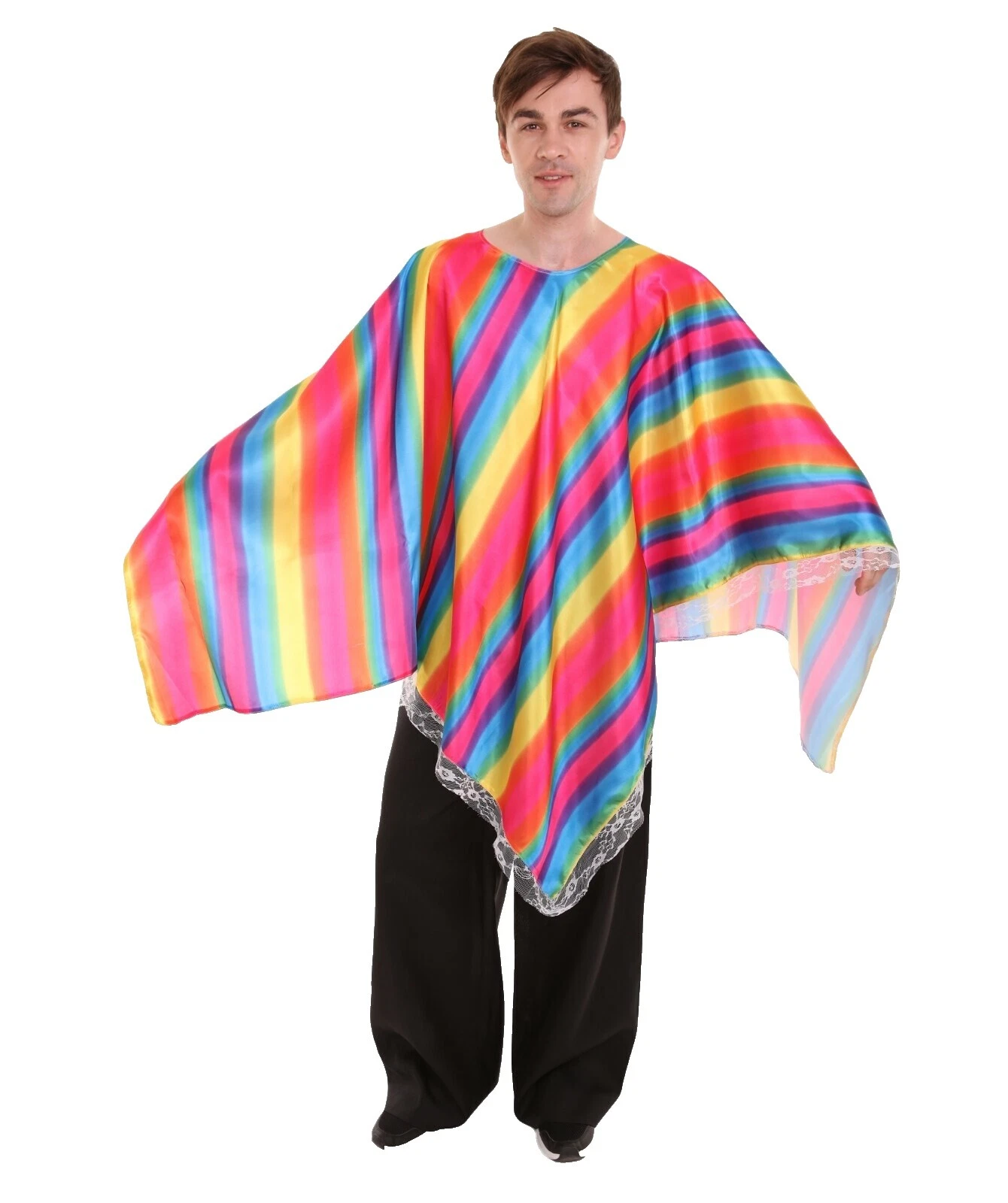 Poncho Multi-Color Costumes for Men