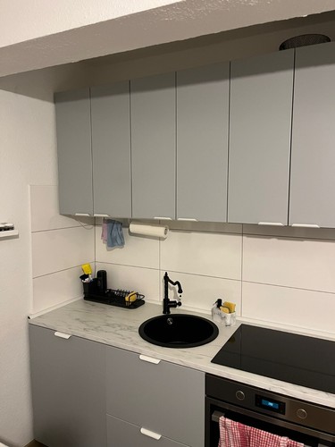 Ikea Küche - Neu - mit Geräten und Garantie - Utrusta weiß - Veddinge grau - Bild 7 von 18