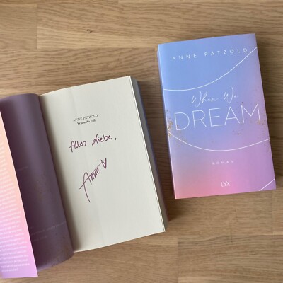 *Signiert* When We Hope & When We Dream von Anne Pätzold, Roman, Ungelesen, KPop