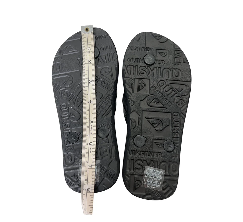 Sandalias Quicksilver para niños Filp Flops Java Sunset talla J1 - J2 negras grises piscina nuevas Foto 4 de 4