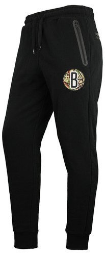 FISLL NBA Men's Brooklyn Nets Moroccan Detail Jogger, Black - Picture 5 of 9