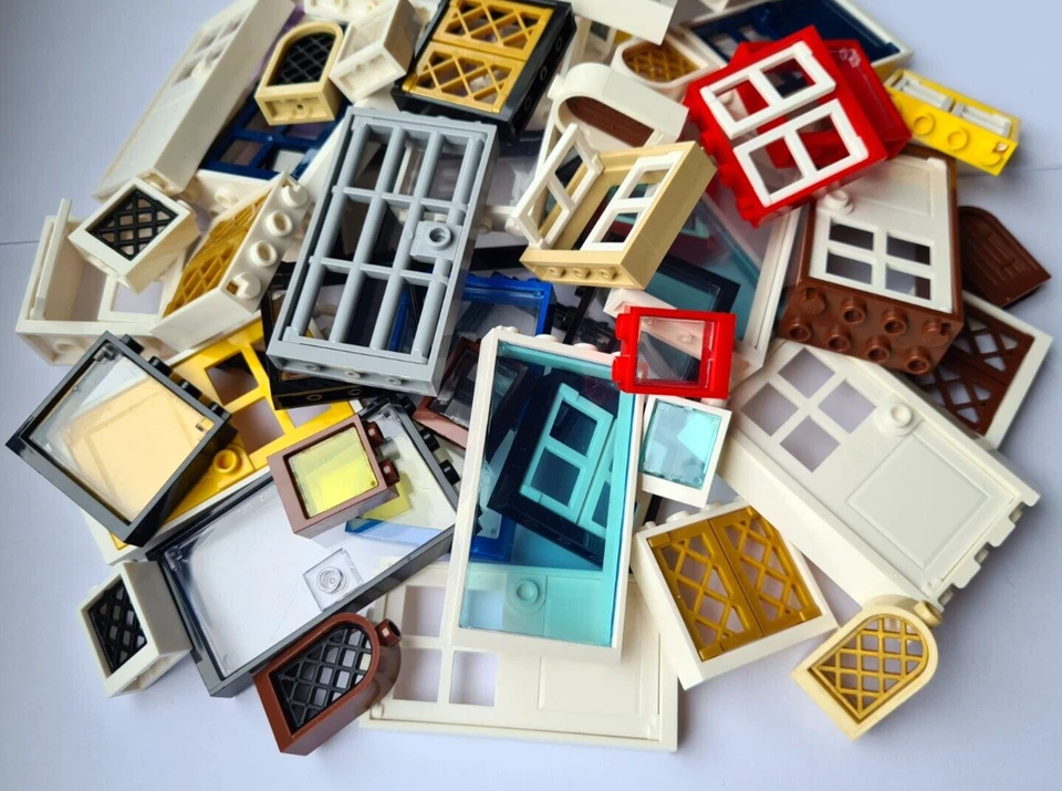 LEGO Fenster Türen gemischt - 60594 60596 60603 Haus Gebäude Mengenauswahl - NEU - Bild 2 von 4