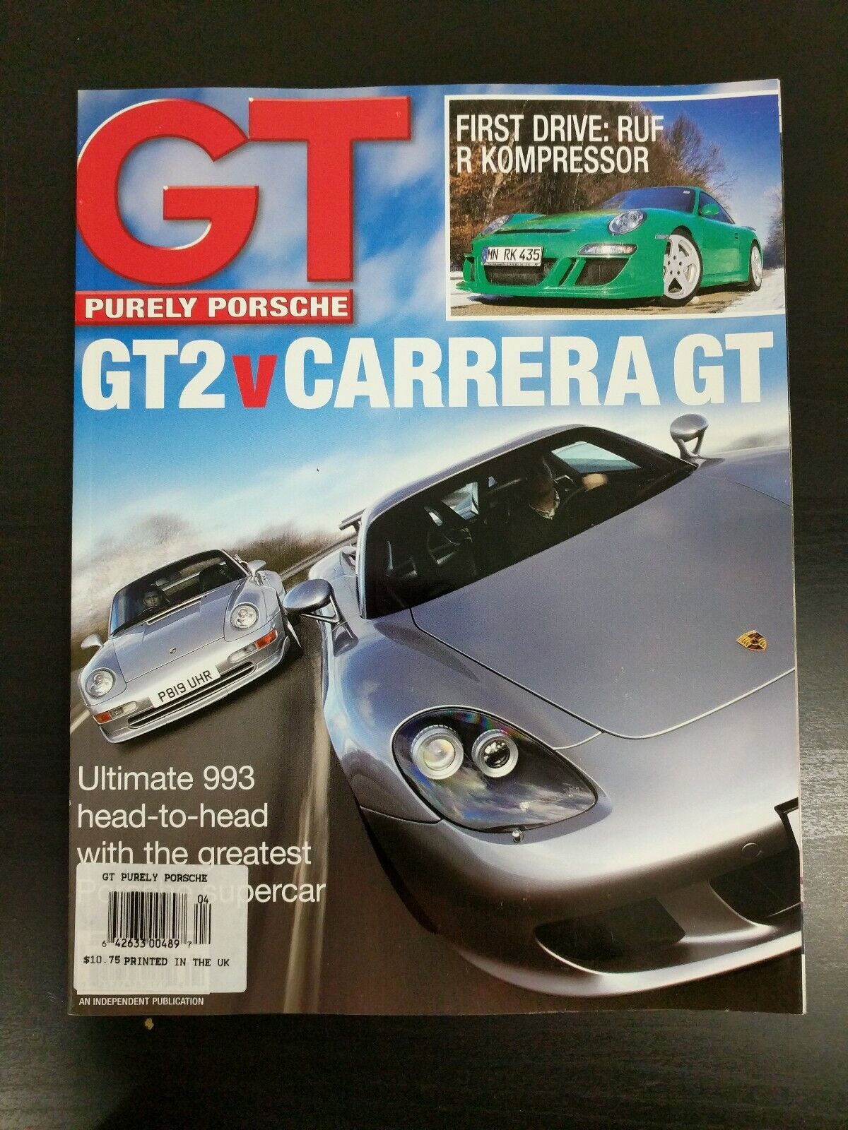 GT Porsche Apr 2006 993 GT2 vs Carrera GT, Ruf R Kompressor | eBay