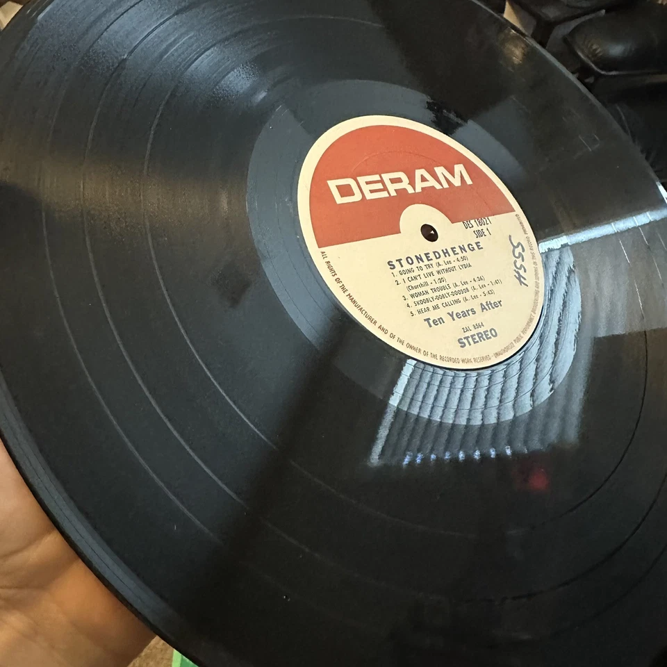 TEN YEARS AFTER Stonedhenge DERAM LP VG+ Gatefold **RARE MISPRESS** Sssh - Image 4 of 4