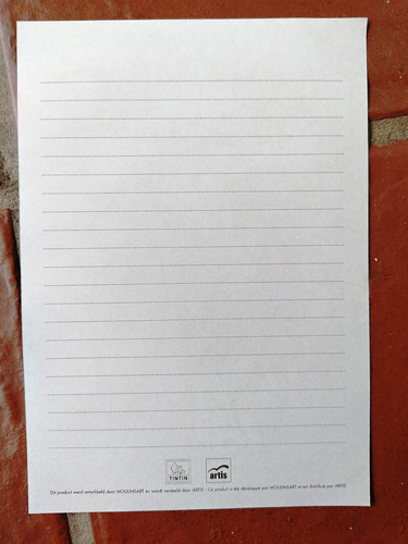 TINTIN Set d'écriture LE TEMPLE DU SOLEIL : 5timbres + 5 enveloppes + 10 papier - Picture 4 of 4