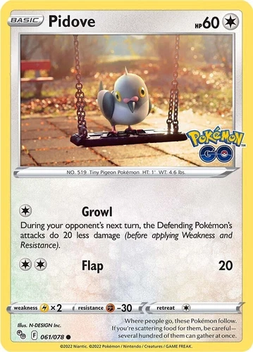 Pidove Pokémon TCG Cards
