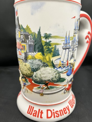 Walt Disney World Theme Park Ceramarte Brazil Ceramic Beer Stein Mug UNUSED - Picture 4 of 8