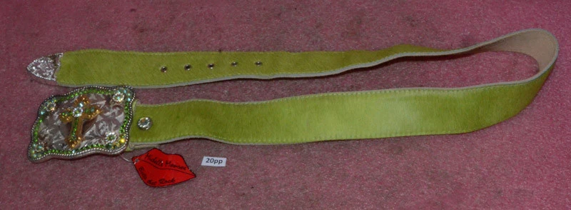 Michelle Monroe Swarovski Crystal Studded Women's Western Belt Buckle. - Image 3 of 4