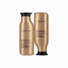 Pureology Nano Works GOLD Shampoo and Conditioner Duo Set NEW 9 OZ BOTTLE
