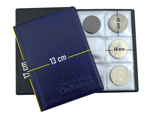 Coin Album for 48 Large Coins - CROWNS 5 POUND - Collector's Folder - Picture 6 of 38