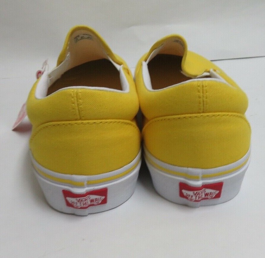 Yellow Slip Mono Popcorn Vans Vans Custom Cyber Yellow Slip-On
