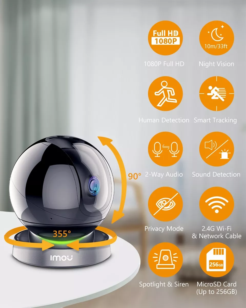IMOU 2MP 3MP 5MP IP Camera Wireless WIFI CCTV PTZ Smart Home