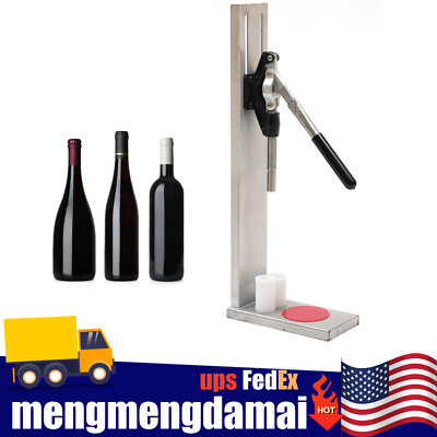 #ad Manual Bottle Stopper Tool Hand Pressure Corker Wine Inserting Corks Pom Tool US $71.84