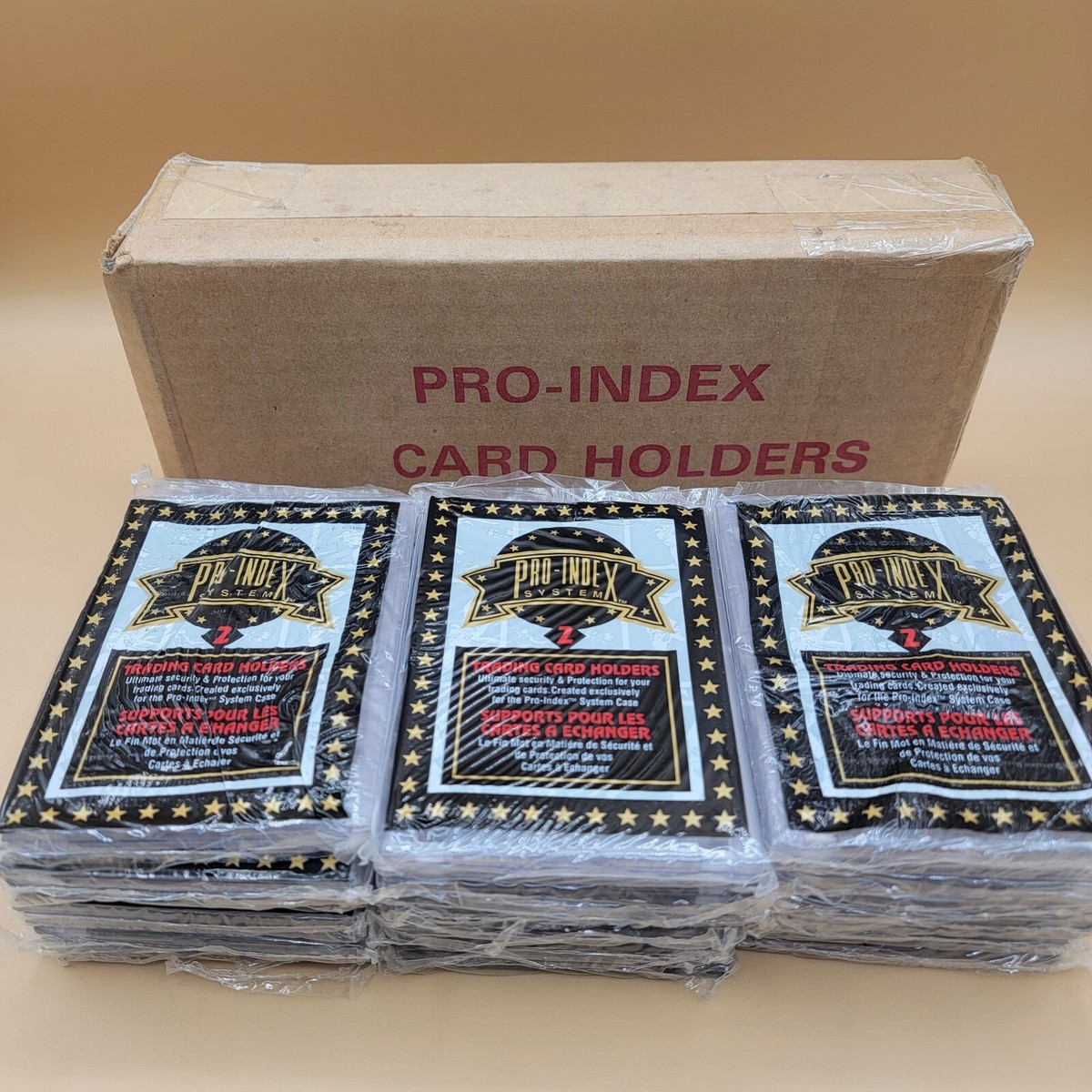 36 Vintage Pro-Index System Trading Sports Card Holders (18 PACKS X 2) 36 Vintage Pro-Index System Trading Sports Card Holders (18 PACKS X 2)