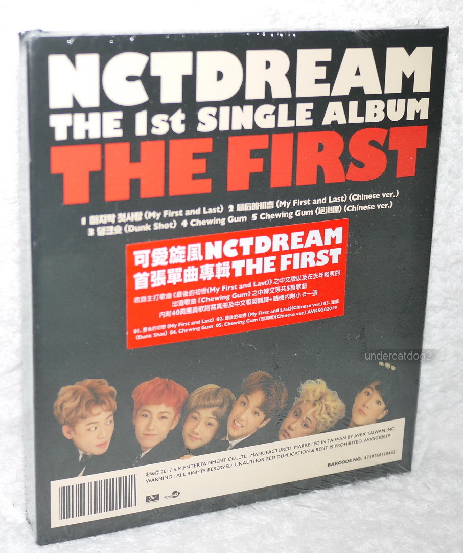 NCT Dream Single Album Vol. 1 The First Taiwan Special CD+40P+Card
