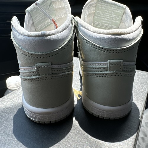 NEW TD 7C Nike Air Jordan 1 Retro High og Seafoam Td 7c White Healing CU0450-002 - Picture 5 of 9