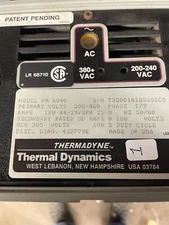 Thermal Dynamics Thermadyne Model PM 6040 Partial Stak Pak