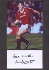 Mike Duxberry - Man Utd - Signed Photo & Index Card - COA (14888)