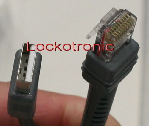 Lotto di 100 Motorola scanner codici a barre simboli cavo USB per LS2208 Li4278 DS3678 - Foto 4 di 5