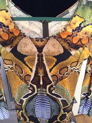 Tank Top Alexander McQueen Platon's Atlantis Imprimé Reptile Taille 40 - Occasion Très Bon État