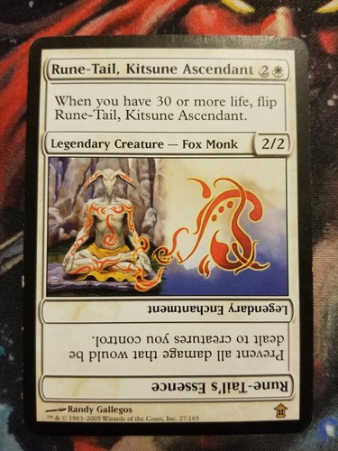 Magic The Gathering - Rune-Tail, Kitsune Ascendant - Coda-Runa