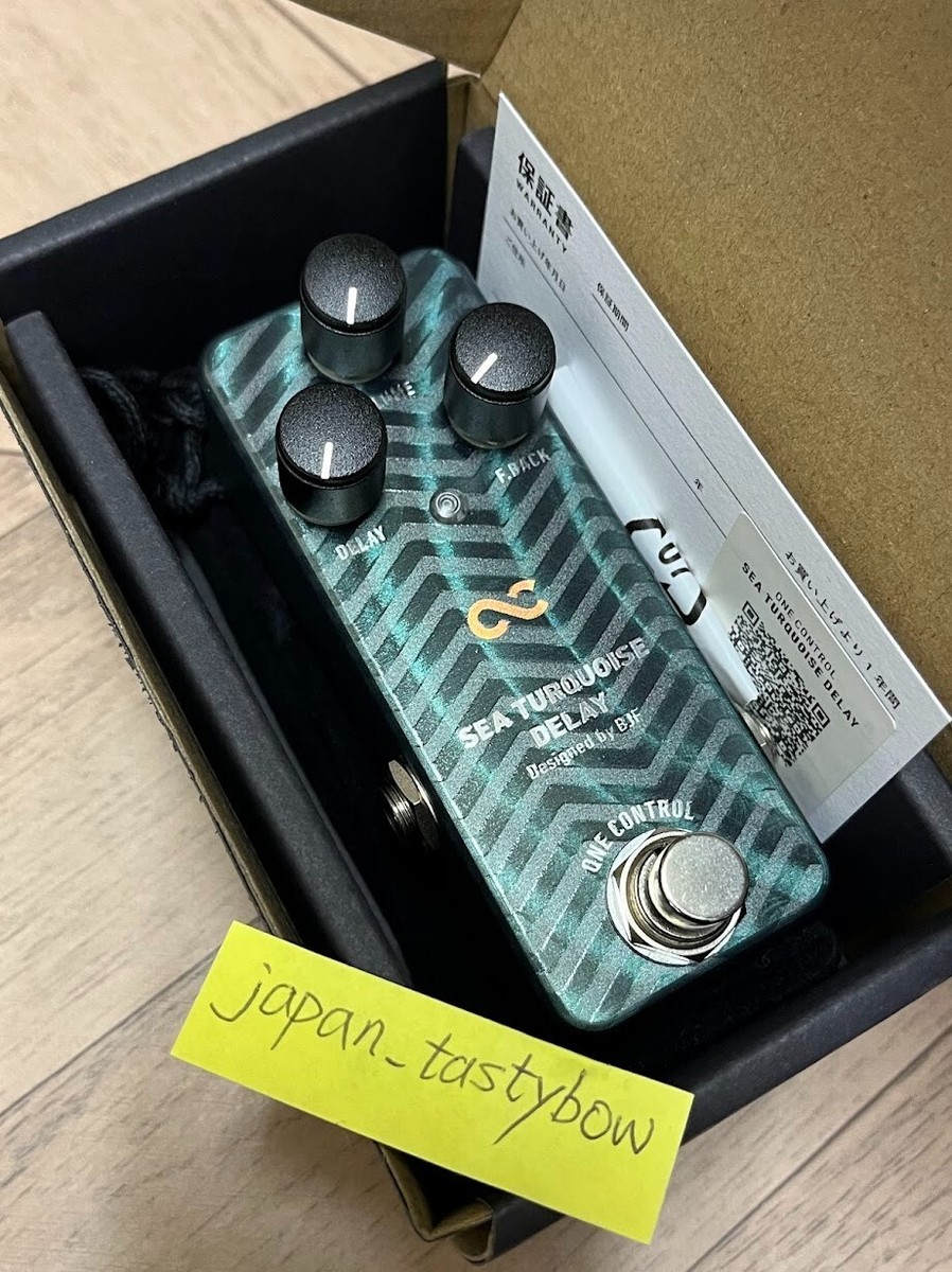 One Control Sea Turquoise Delay Guitar Effects Pedal Green
