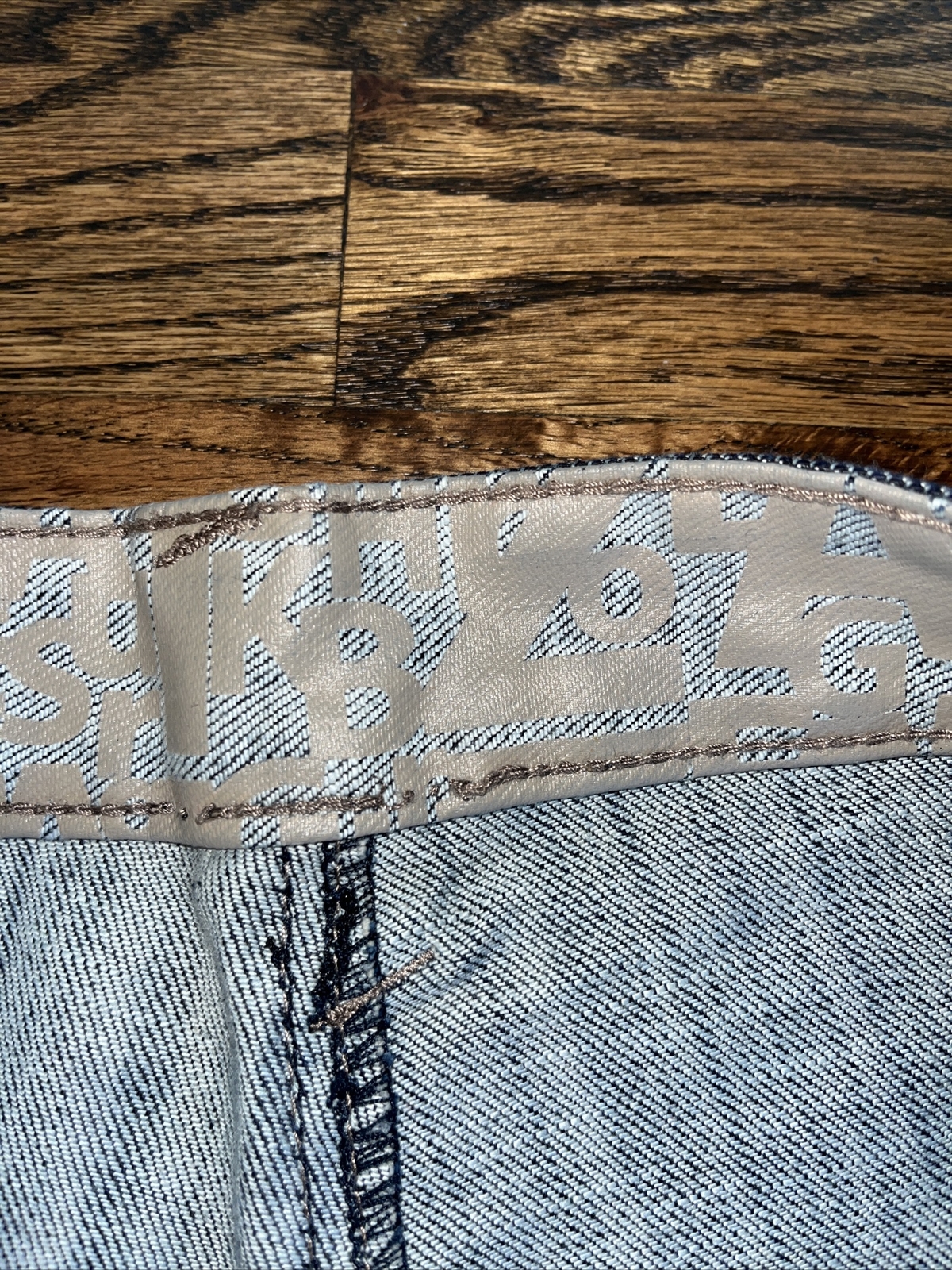 Andrew Tiziano Relaxed Fit Straight Leg Men's Size 40 Cotton Denim Jeans Hip Hop - View 3