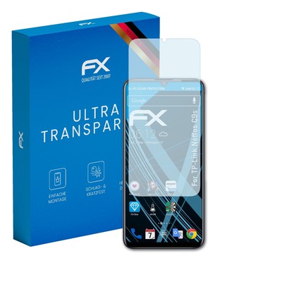 atFoliX 3x Displayschutzfolie für TP-Link Neffos C9s Schutzfolie klar Folie