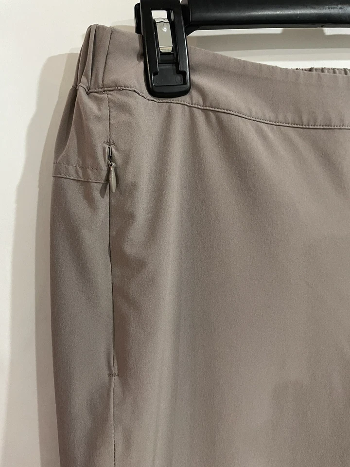Pantalones Royal Robbins Beige Talla 8 Bolsillos con Cremallera Ajuste Estándar Foto 3 de 4