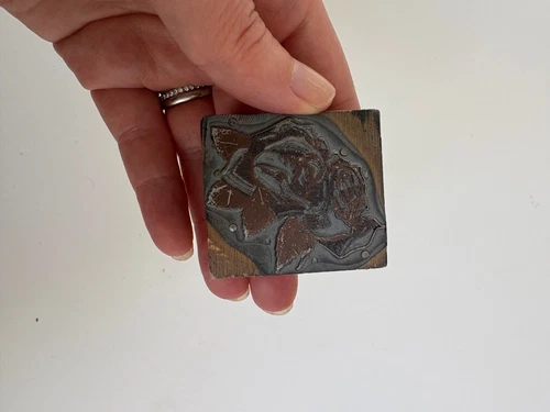 rose printing press block